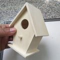 Ornements créatifs de nids d'oiseaux en bois