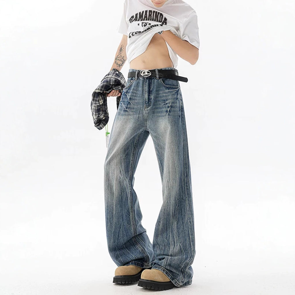 Pantalon casual pour hommes en crack électrique