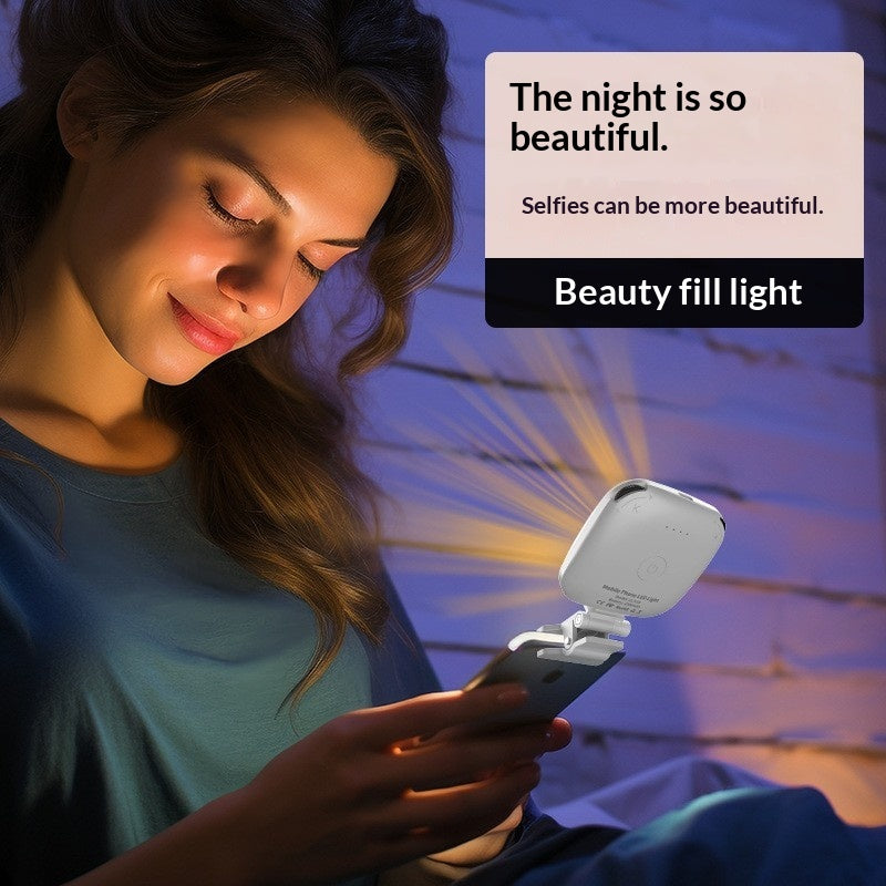 Remplir lumière téléphone streaming en direct beauté éclairage RGB lumière de poche