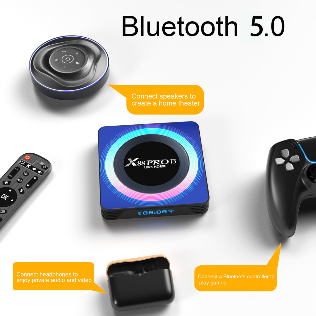 X88PRO 13 RK3528 Set-top Box Android 13 avec Bluetooth