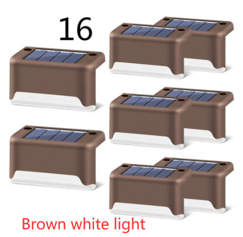 Mise à niveau de lampe solaire LED étanche lumières de pont solaire Solar Step lumière extérieure pour Pat