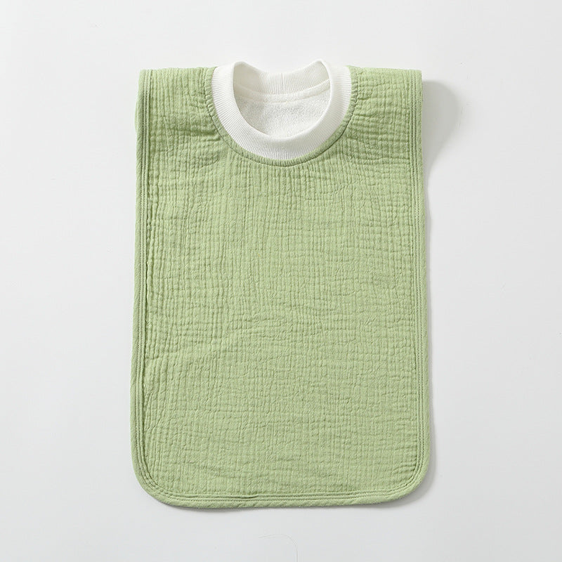 Grand bavoir de linge pour enfants qui résiste aux étourdissements