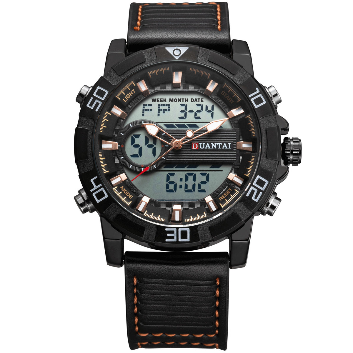 Montre extérieure multi-doubles pour hommes