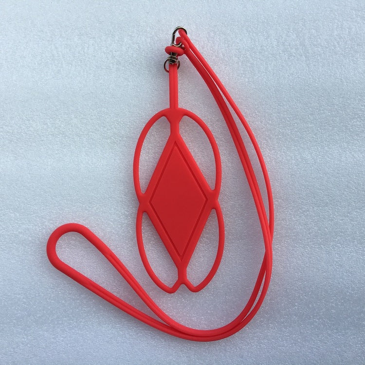 Couverture universelle de téléphone mobile applicable avec boîtier en silicone Lanyard