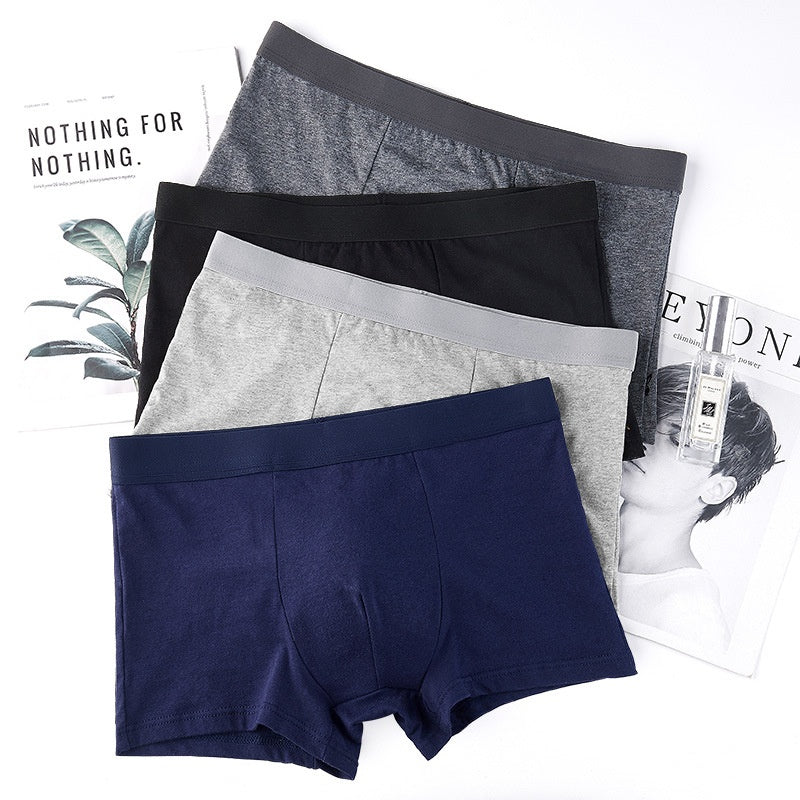Sous-vêtements d'été en coton de grande taille pour hommes