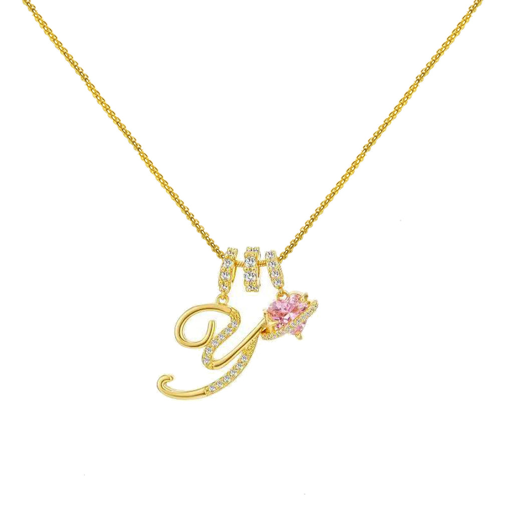 Dopamine 26 Anglais lettre collier fille légère luxe minorité haut sens
