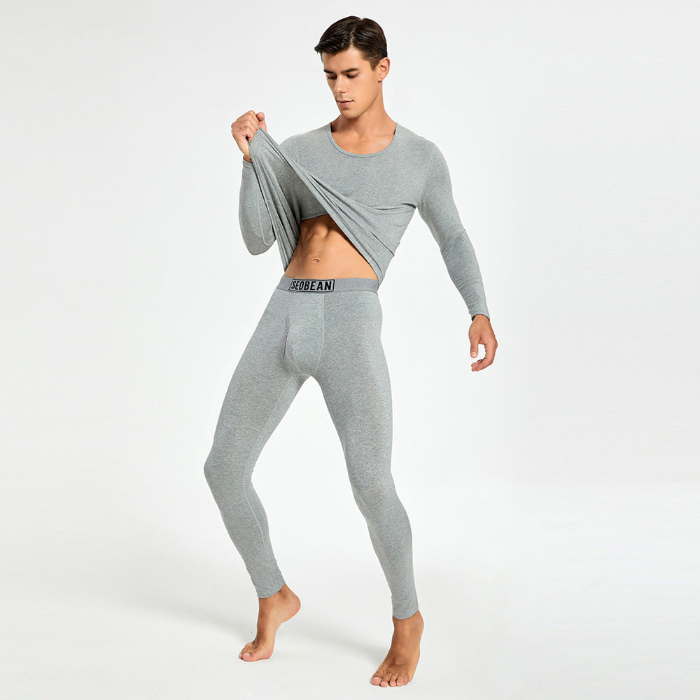 Sous-vêtements thermiques Cotton tricoté Stretchy Vêtements et pantalons d'automne très ajustés