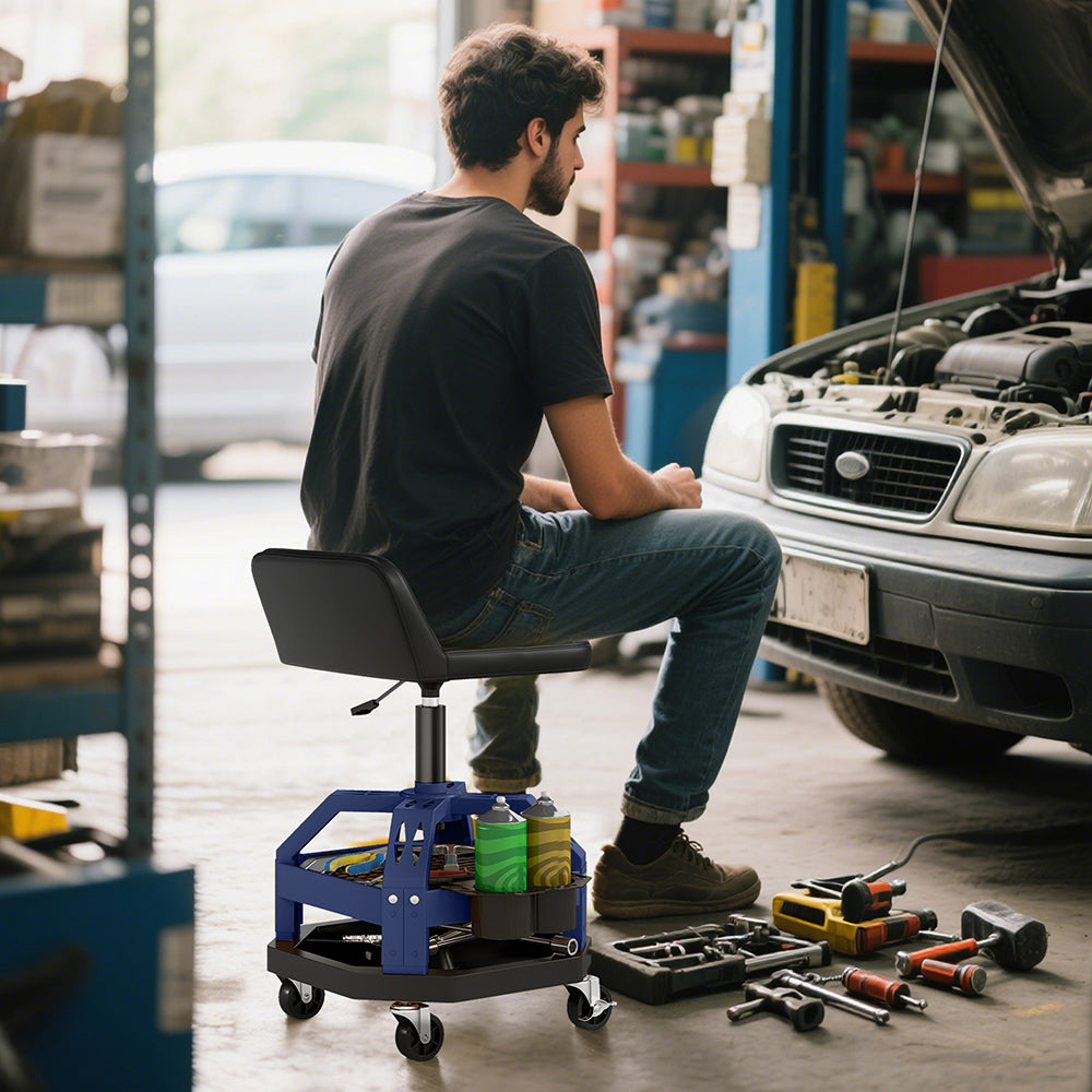 Tabouret de garage Rolling Creeper