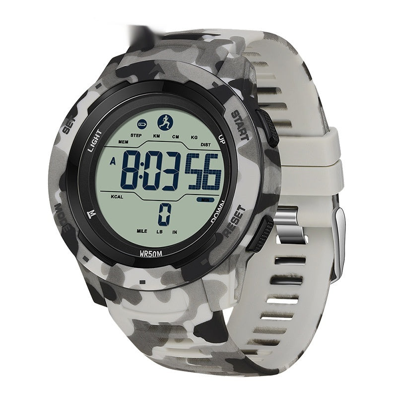 Sanda Calories Imperméable Multifonctionnel Shockproof Smart Homme et Femmes Montre