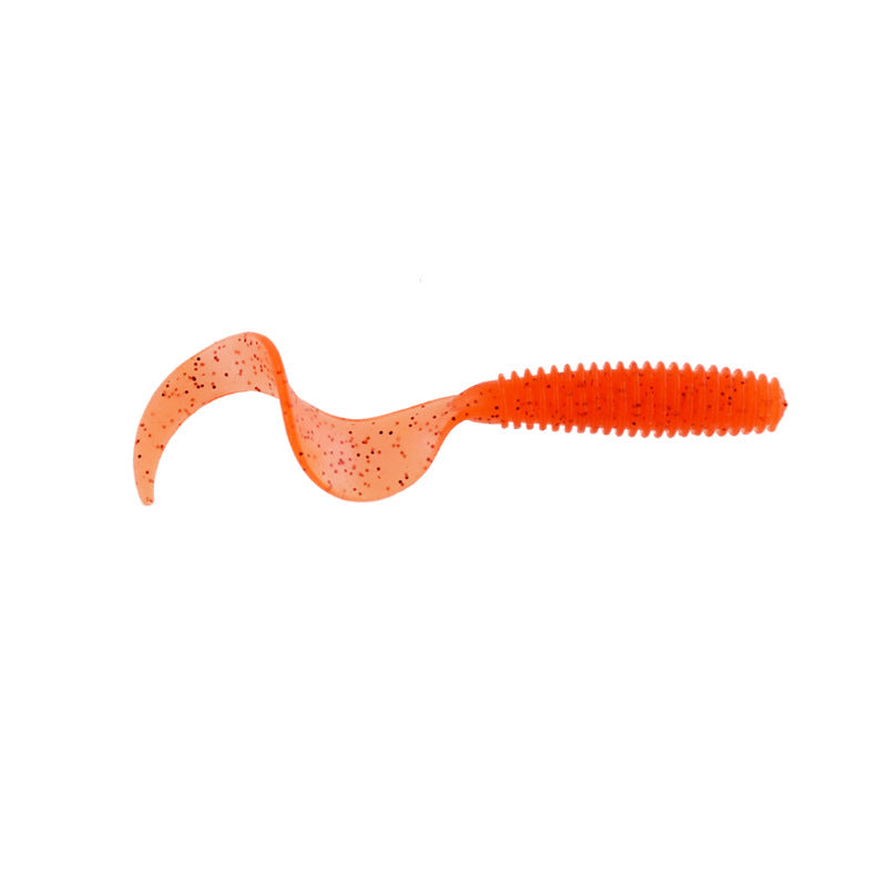 En plastique souple artificiel Isca Pesca Tail Protein Grub Lure Pêche Worm Moggot Grub Lure Ba