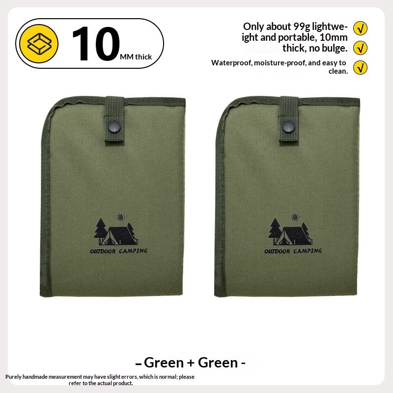 Randonnée en plein air Portable Oxford Cloth pliable Moisture-Proof Siège Coussin