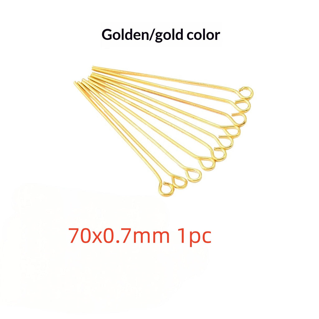 Pin à neuf caractères avec revêtement métallique pour la rétention de couleur