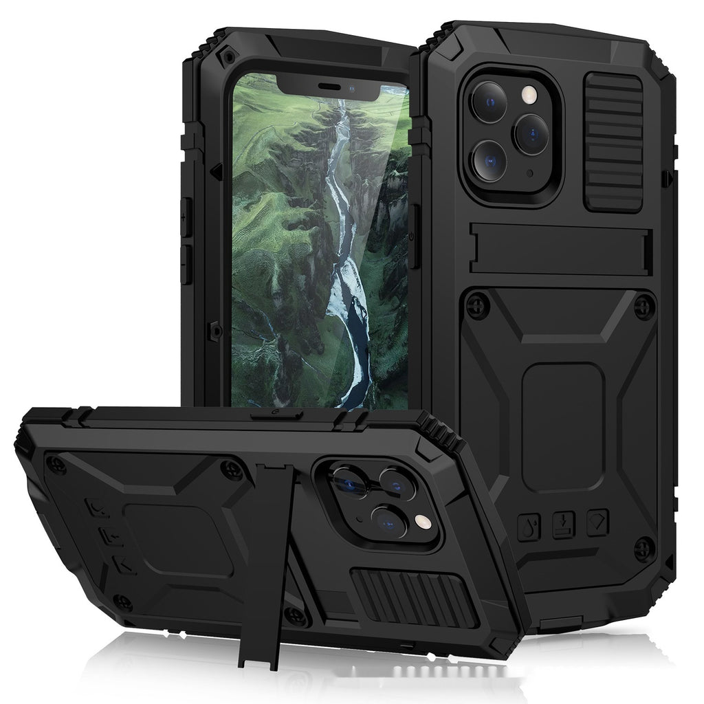 Case de téléphone mobile métal paquet complet anti goutte
