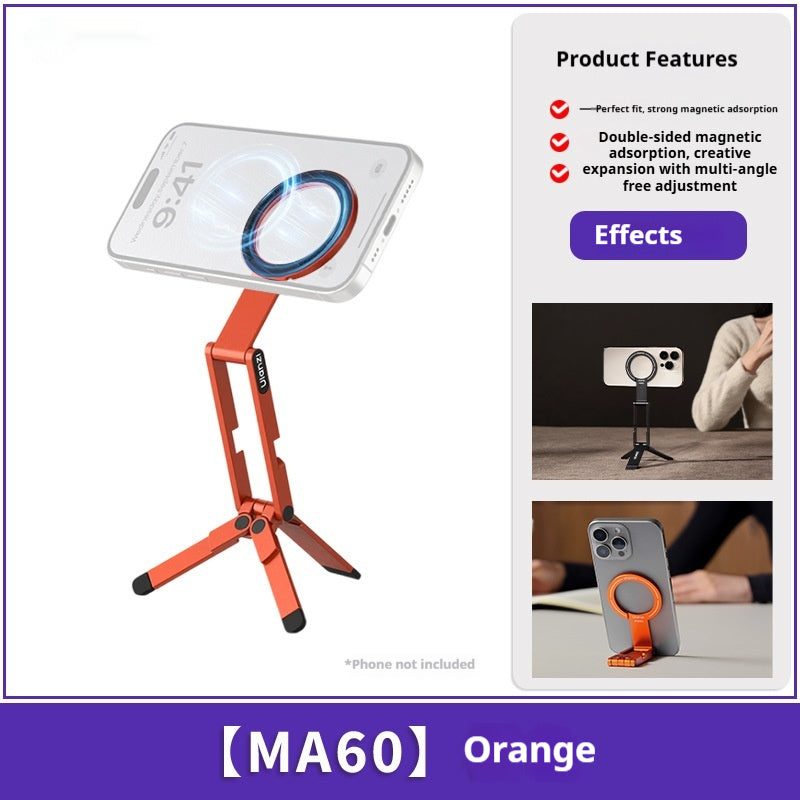 Trépied de téléphone magnétique pour la photographie Support portatif universel pour téléphones portables