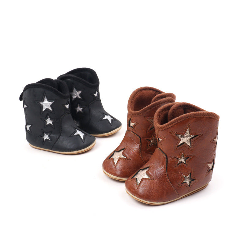 Chaussures pour bébés Thermique Souple Soled Non-slip