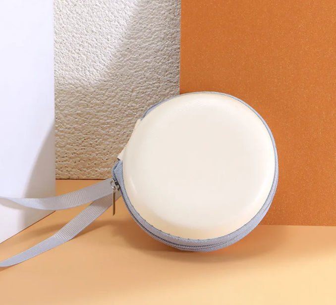 Boîte de lunettes de soleil pliantes-Beige version simple-1 pièce