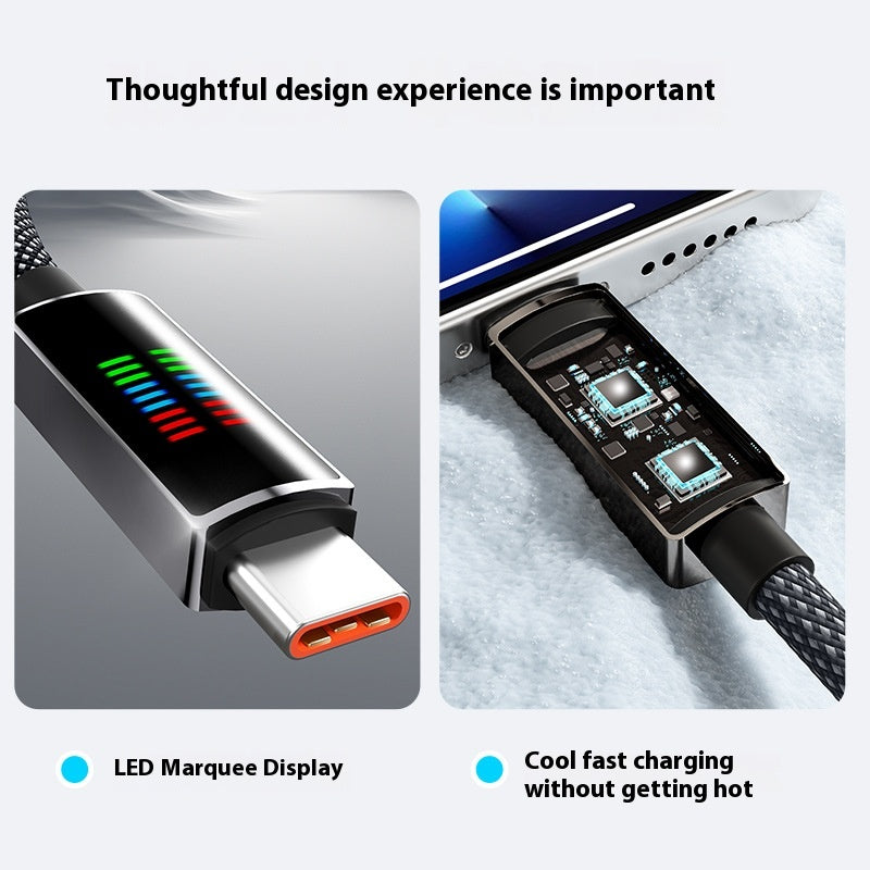 Super Fast Charge 240W Type-C Racing Light Charging Cable
