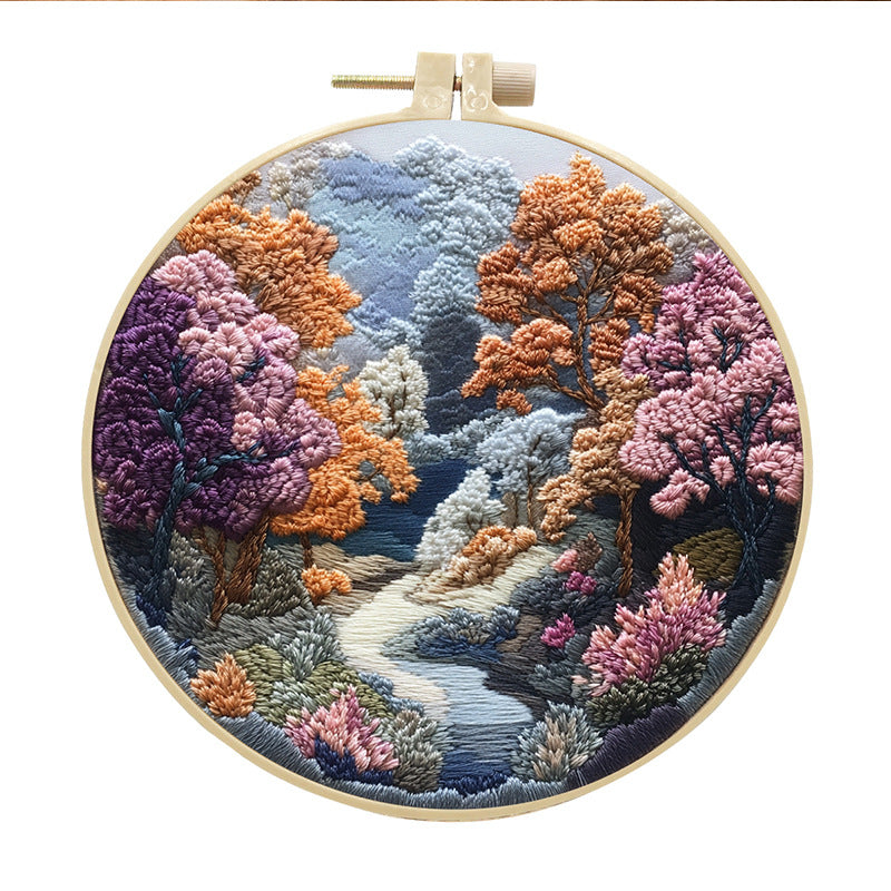 Broderie Diy Cloth Art Matériau Kit