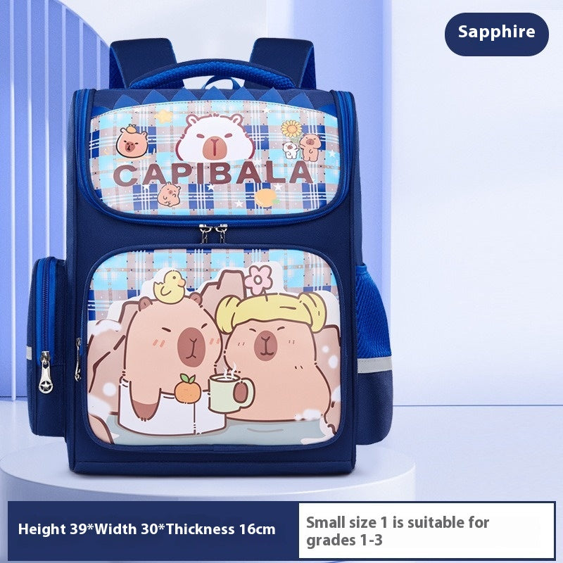 Capabala Etudiant de l'école primaire Grande capacité Mignon sac scolaire pour enfants