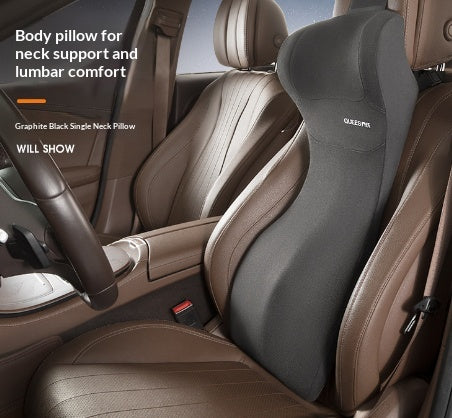 Integrated Car Head and Neck Support Pillow