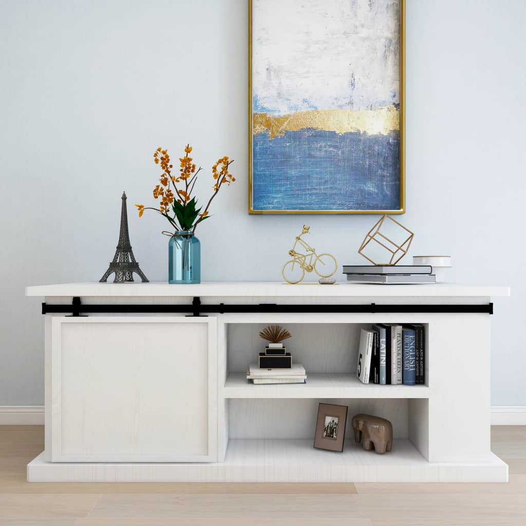 Mini ensemble de fixation de porte coulissante pour portes de cabinet