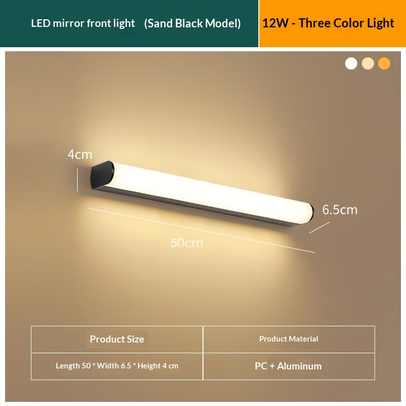 Simple et moderne lumière de vanité pour la salle de bains