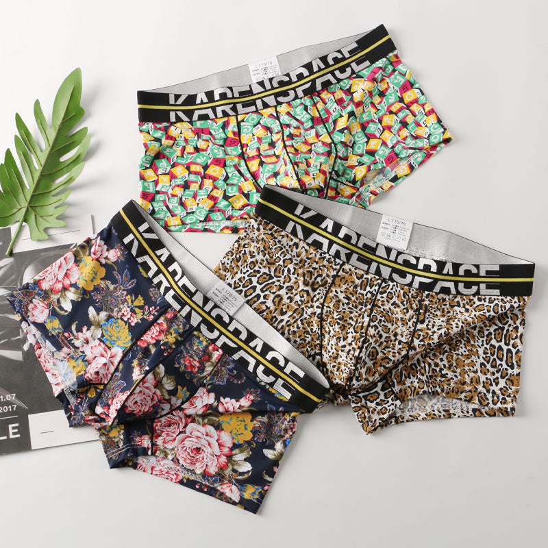 Sous-vêtements pour hommes en coton doux et confortable