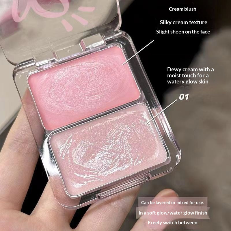 Les groupes de filles K-pop Dewy Blush crème avec une texture veloutée