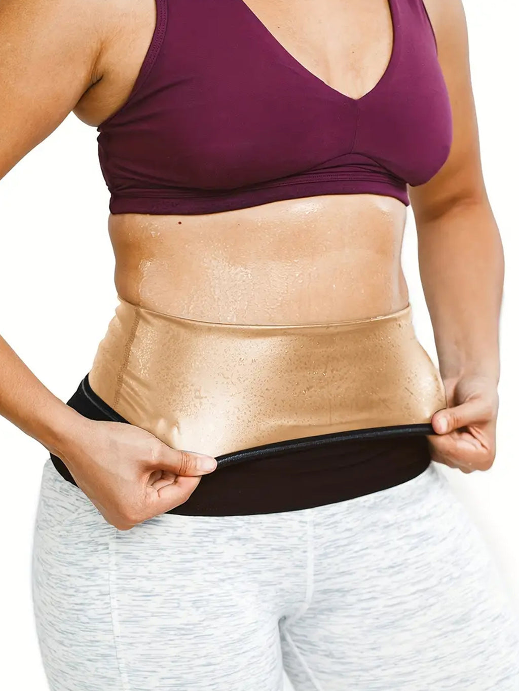 Sweat Sweat Trimmer Trainer Ceinture Enveloppe Belly Sweat Band Sauna Slimming Ceinture pour femmes Inférieure
