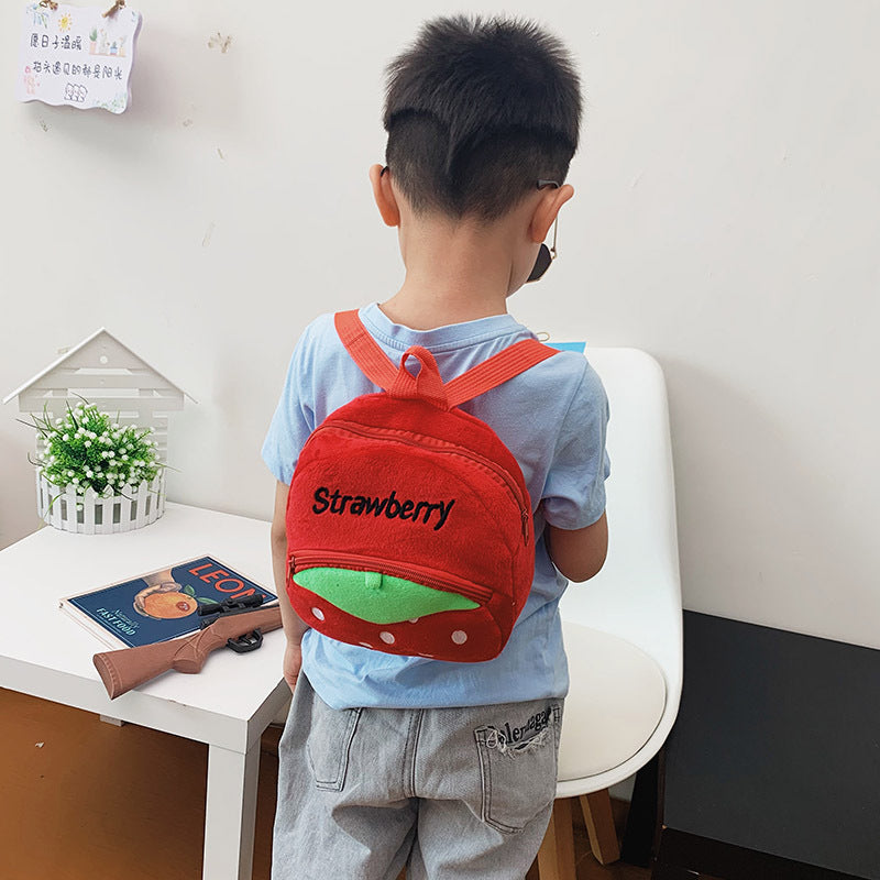 Éducation de la petite enfance Mignon bébé enfant peluche sac scolaire