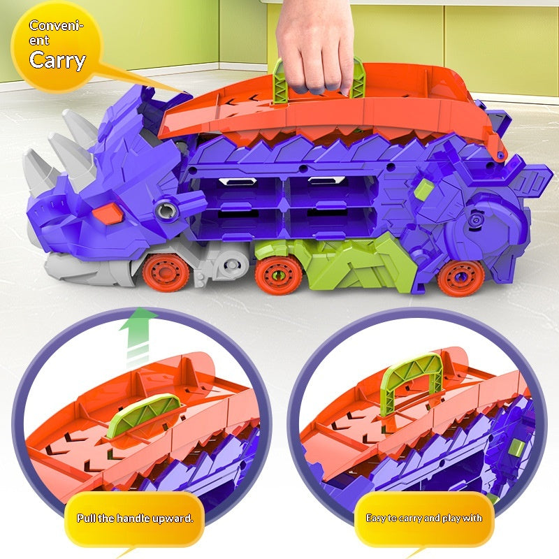 Shifting Shapes Triceratops Folding Toy Set