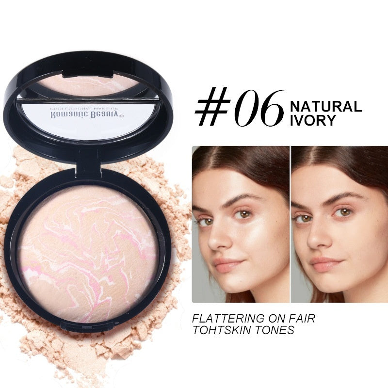 7 Couleur en poudre molle tonifiant lisse silky peau et longue durée de maquillage