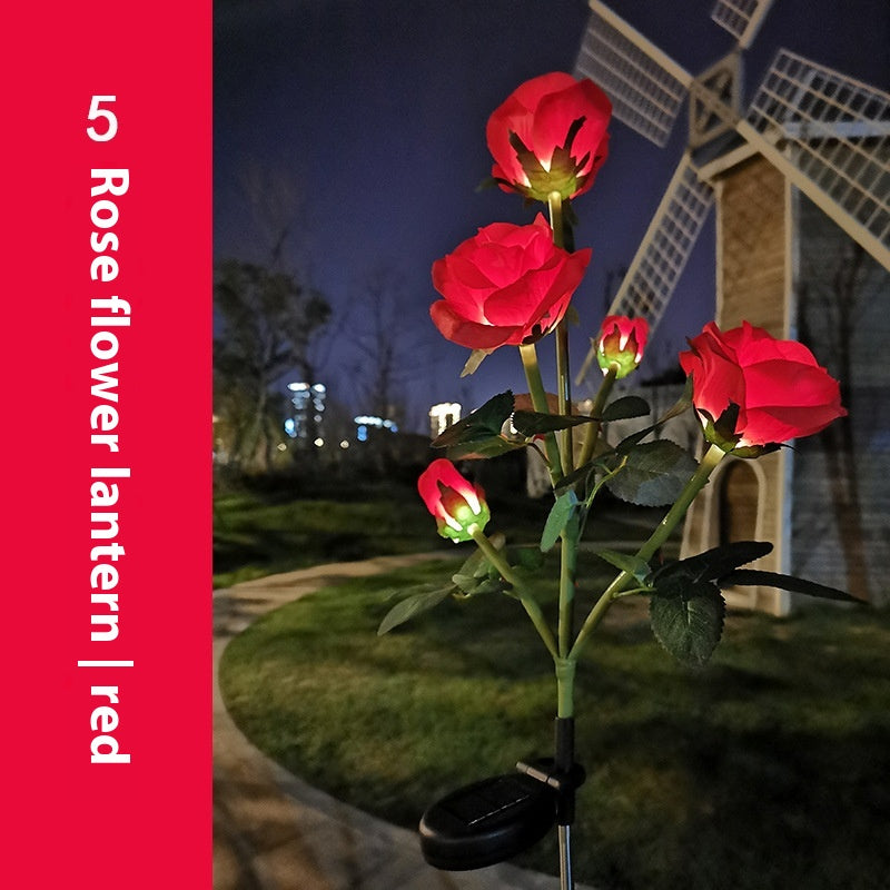Lampe de jardin de pelouse solaire couleur LED
