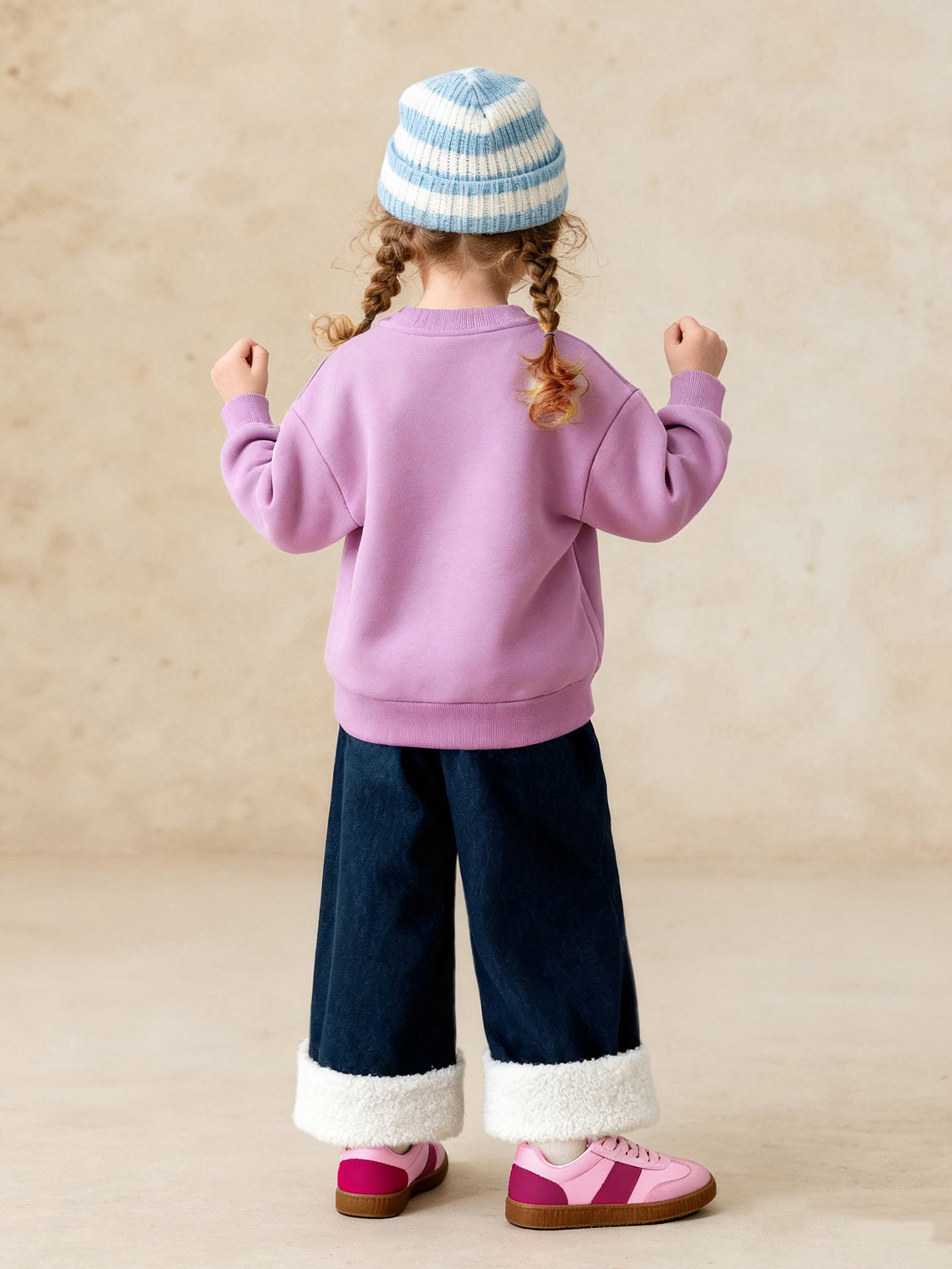 Pinced Versatile Casual Straight-leg Denim Jeans Pour les filles