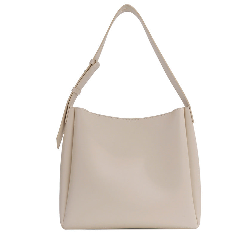Sac à épaule en cuir souple de grande capacité pour femmes