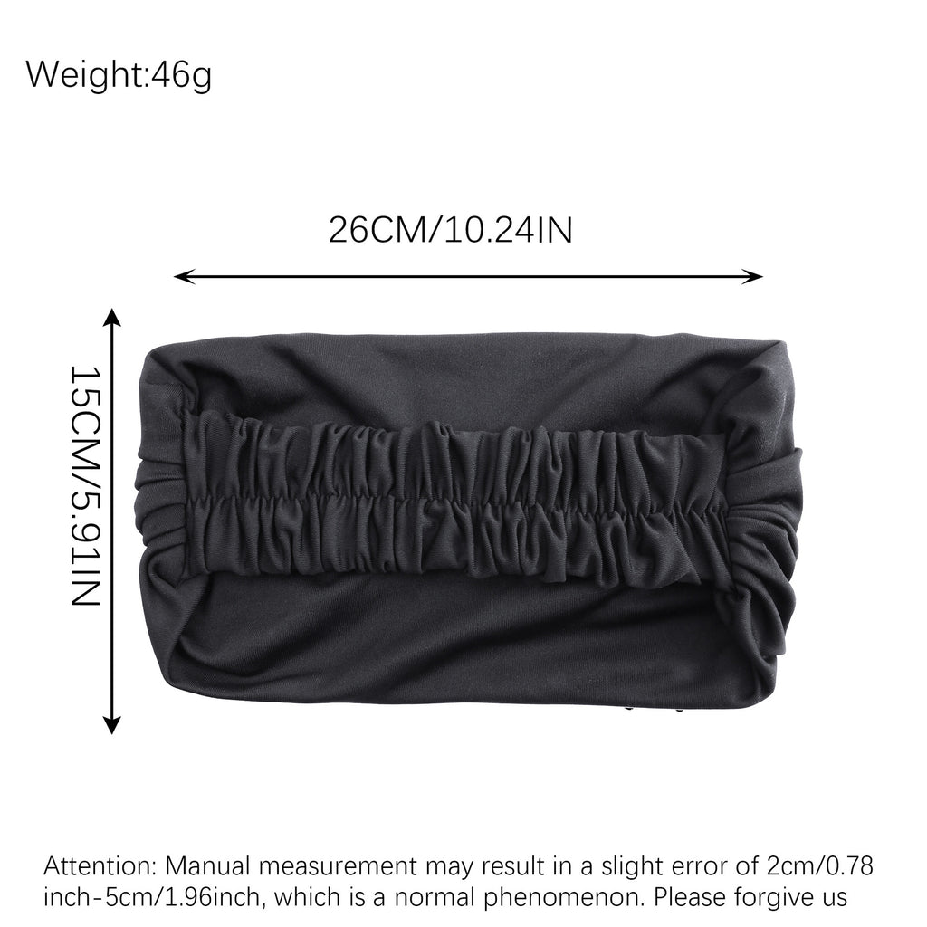 Ceinture en couleur solide avec protection de la tête avant et bande pour les femmes