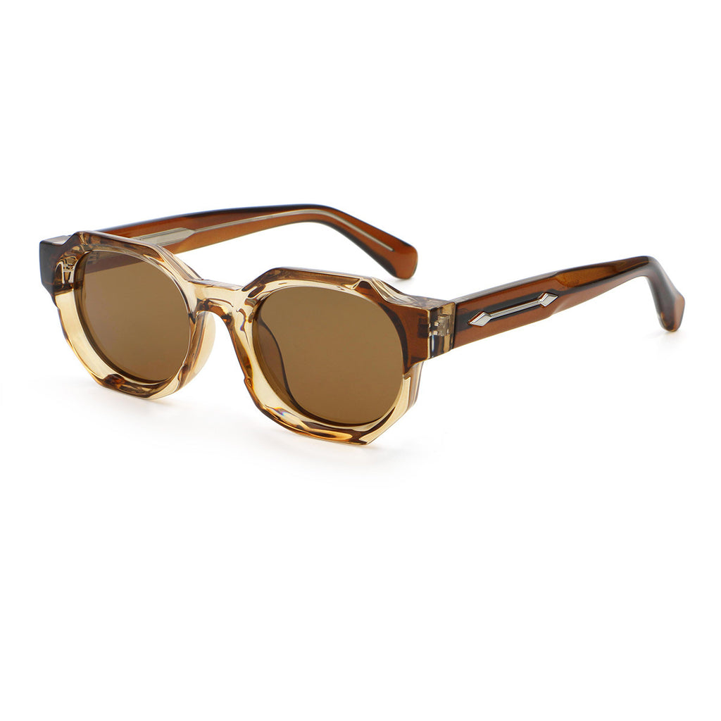Couleur Collision Design Mode Mode Lunettes de soleil