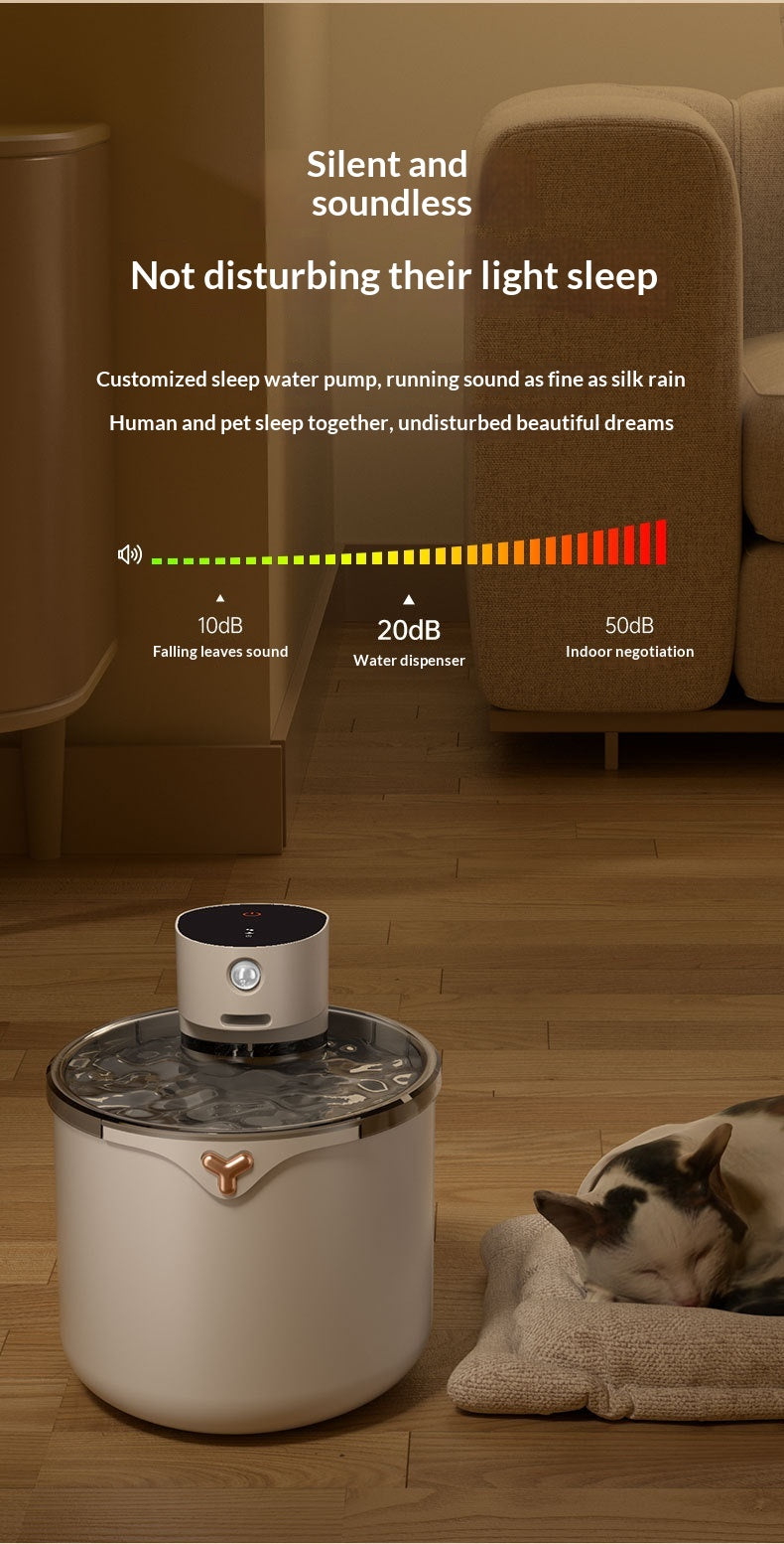 Fontaine d'eau pour animaux intelligents