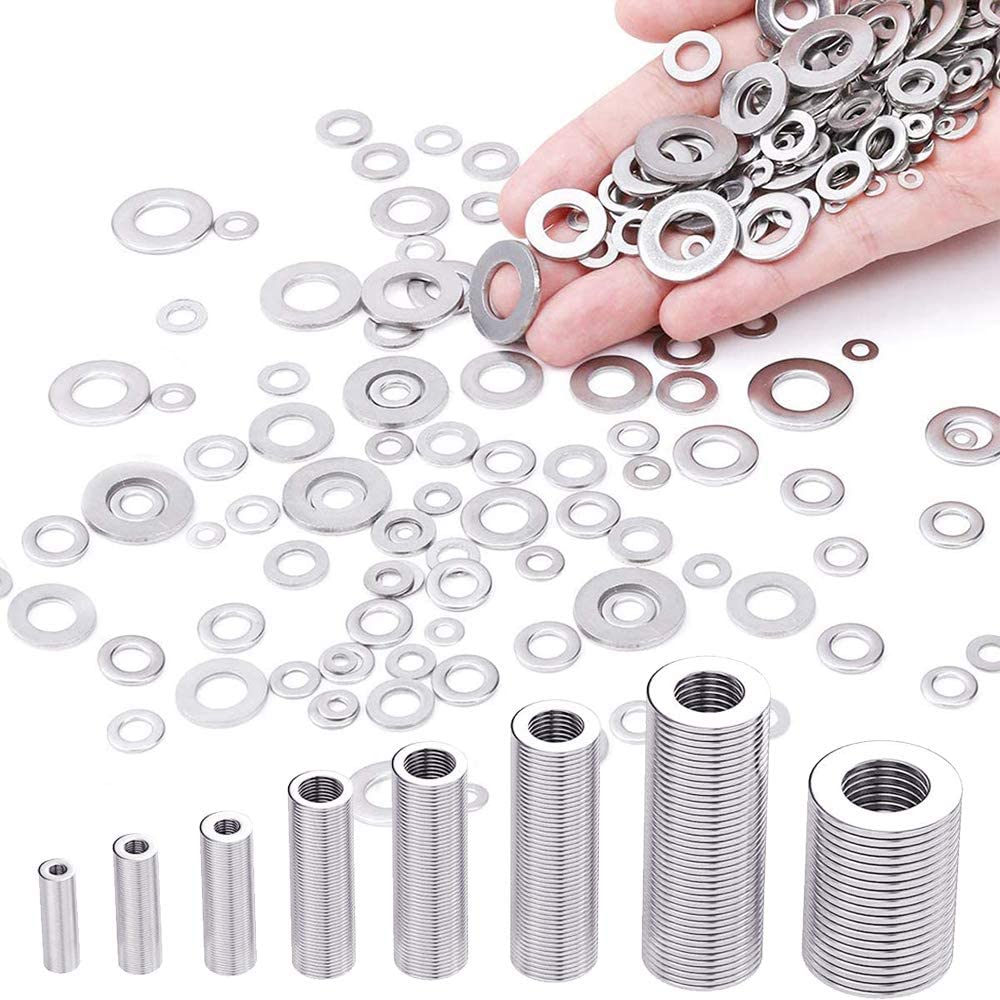 Joint combiné de rondelle plate en acier inoxydable