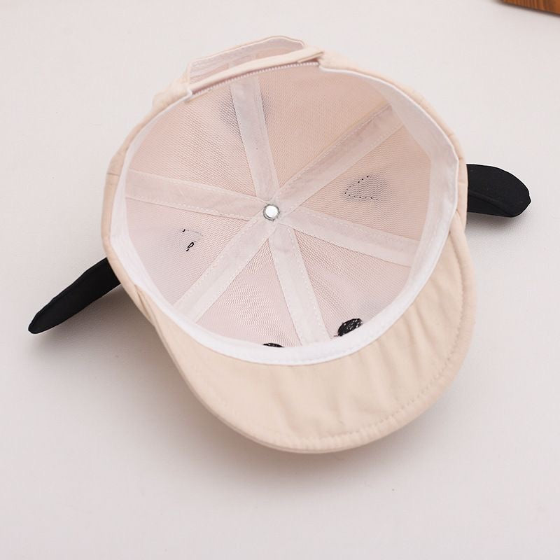 Bébé trois dimensions Puppy à oreilles draconiennes Soft Brimmed Baseball Cap Cute Cartoon Crying