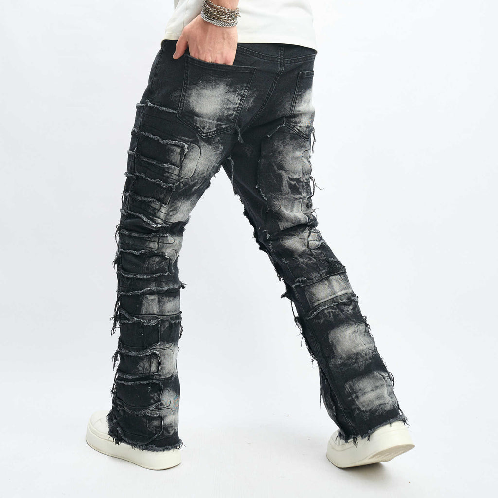 Pantalons de pantalons à balançoire fashionnable pour homme Hip-Hop High Street pour homme Jeans