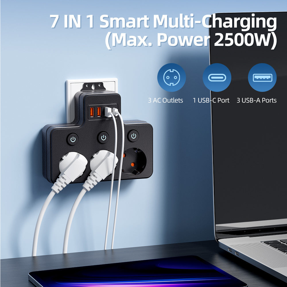 Connecteur de ligne d'alimentation domestique standard européen