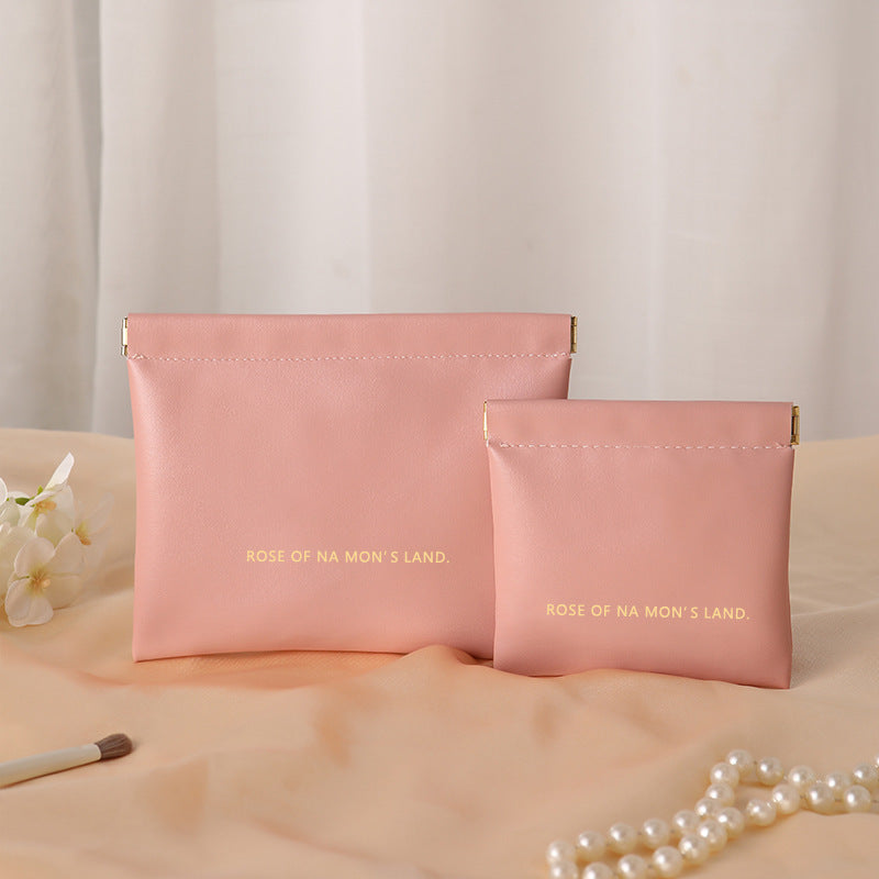 Portable petit sac cosmétique et rouge à lèvres