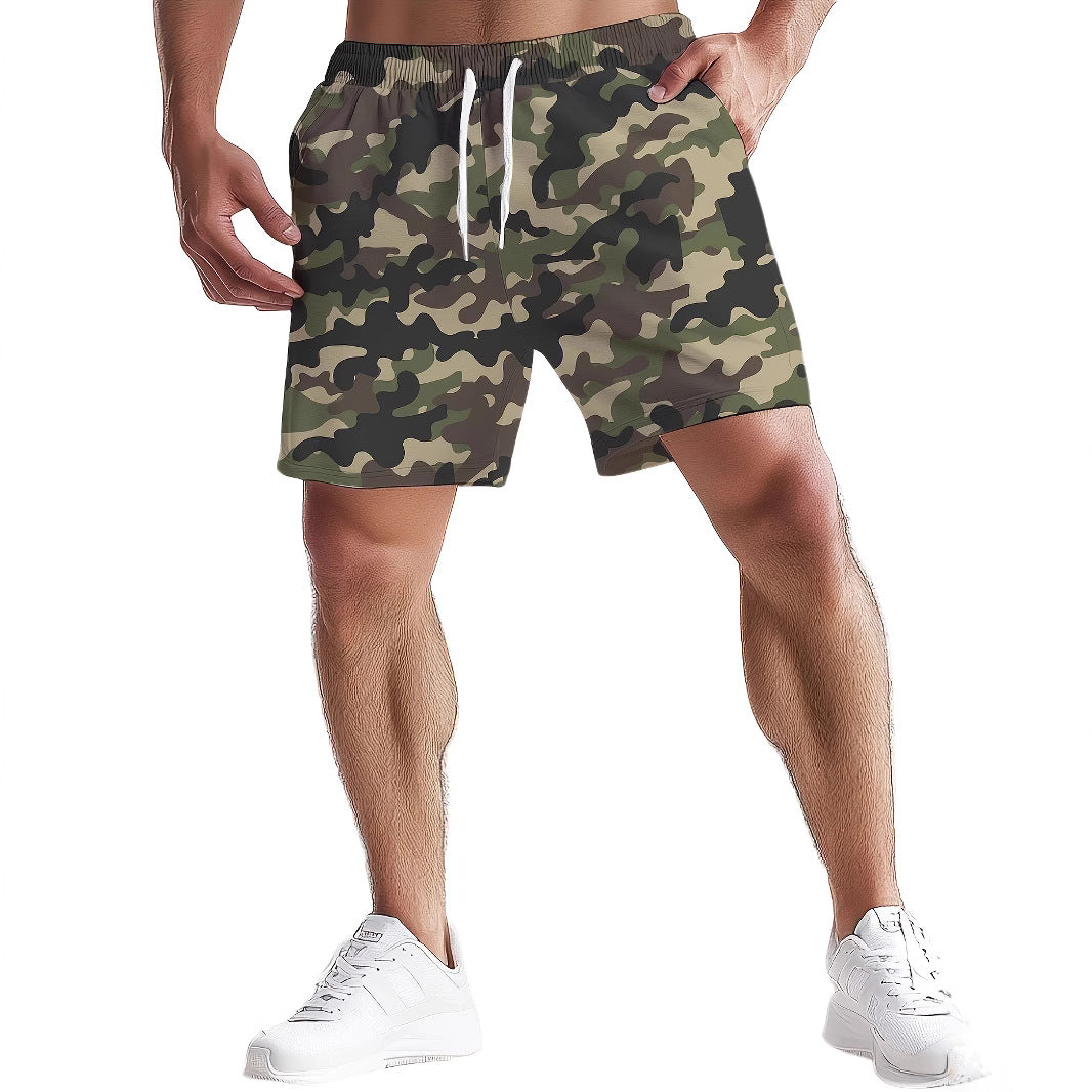 Short homme occasionnel respirant