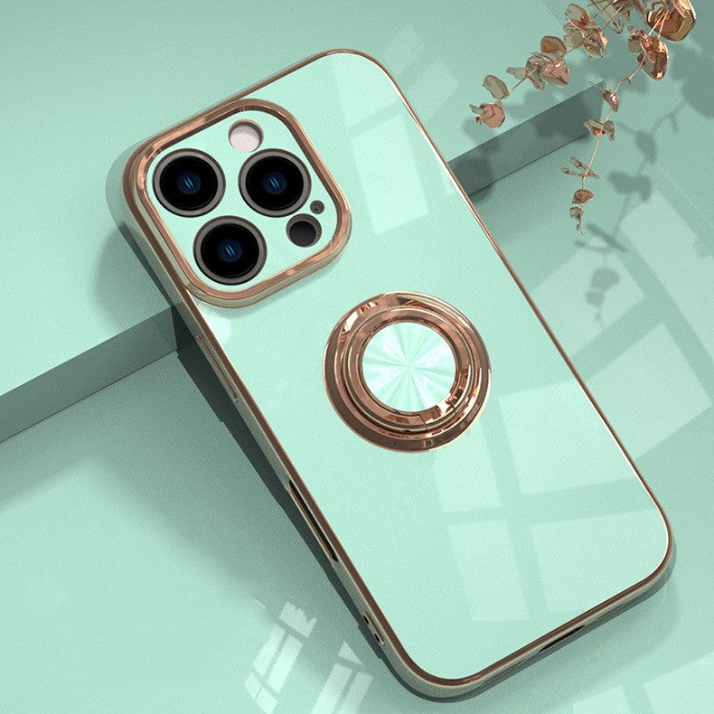 Coffret de téléphone portable monté sur une voiture, avec bague électronique