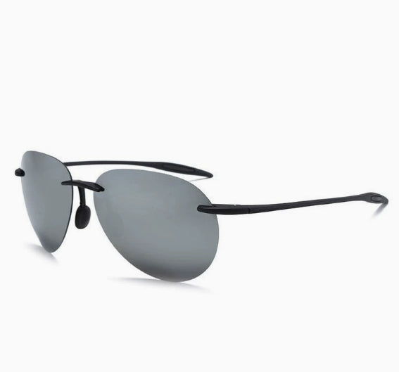 Lunettes de soleil rétro polarisé ultra-légères