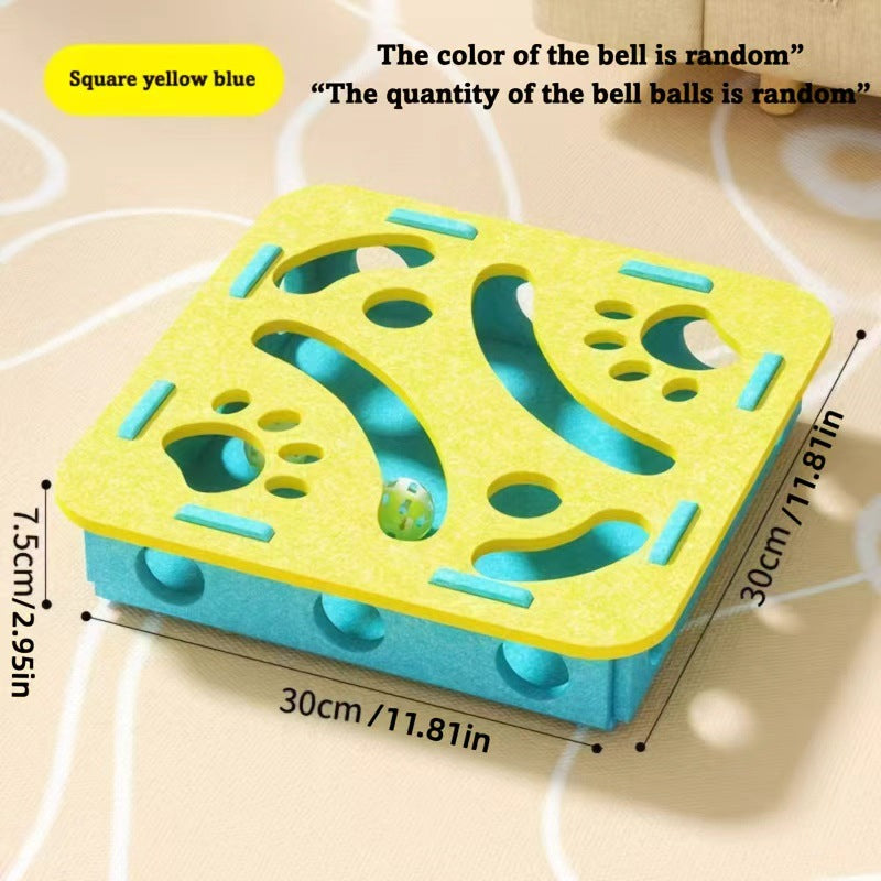 Jouet interactif de Puzzle Cat avec tunnel Maze