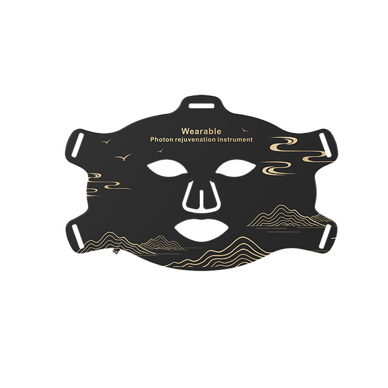 Masque Silicone Col Led Rouge Bleu Légère Beauté Skin Rejuvenation