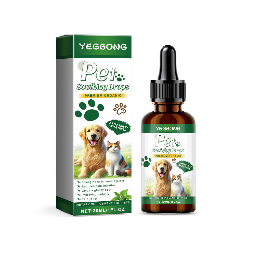 Des gouttes calmantes pour chiens et chats