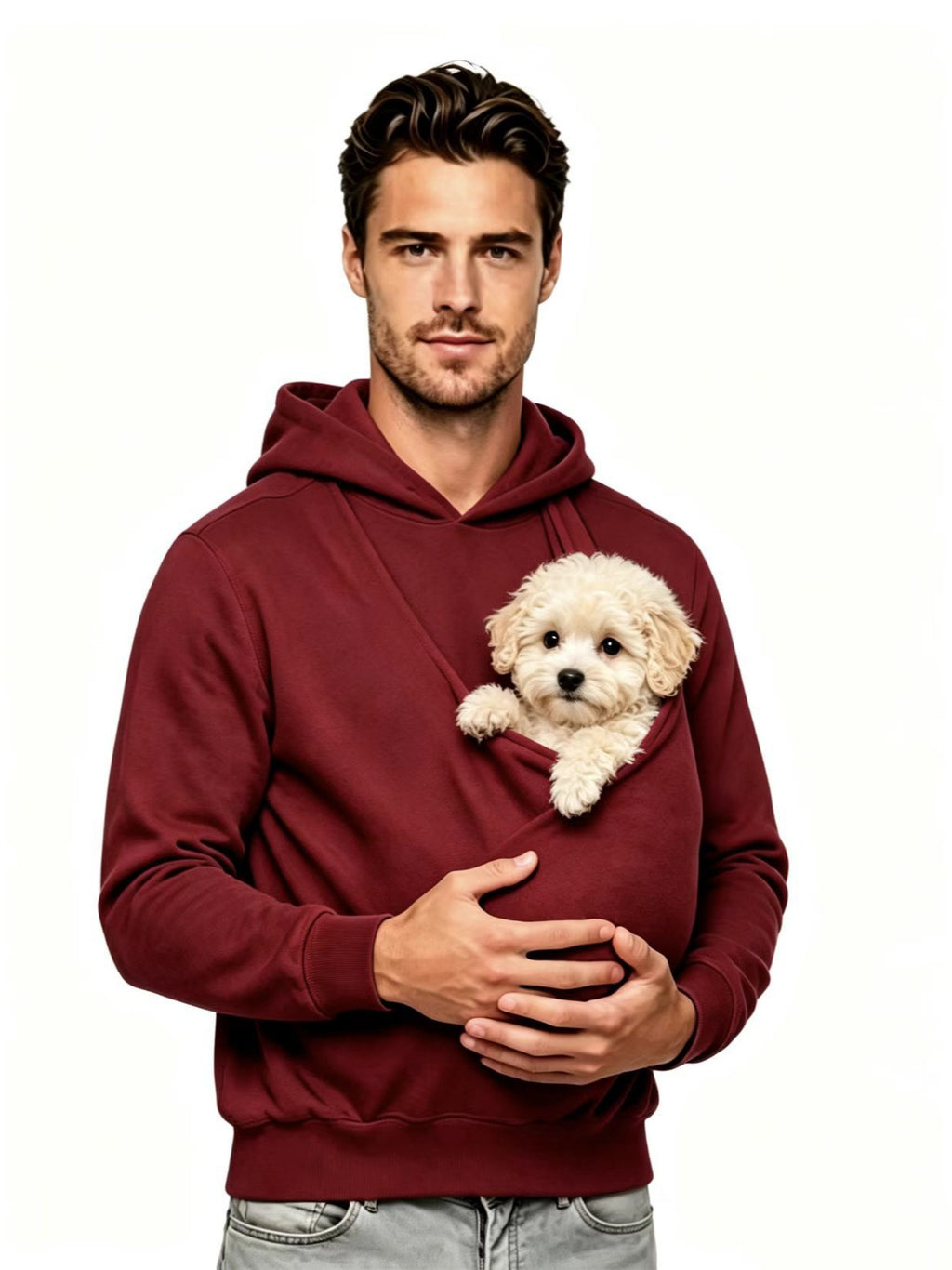 Style européen et américain Unisexe Kangaroo Pocket Multi-fonctionnel Parent-enfant Allaitement H